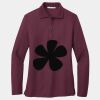 Women's Silk Touch Long Sleeve Polo Thumbnail