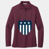 Women's Silk Touch Long Sleeve Polo Thumbnail