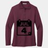 Women's Silk Touch Long Sleeve Polo Thumbnail