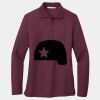 Women's Silk Touch Long Sleeve Polo Thumbnail