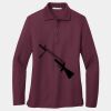 Women's Silk Touch Long Sleeve Polo Thumbnail